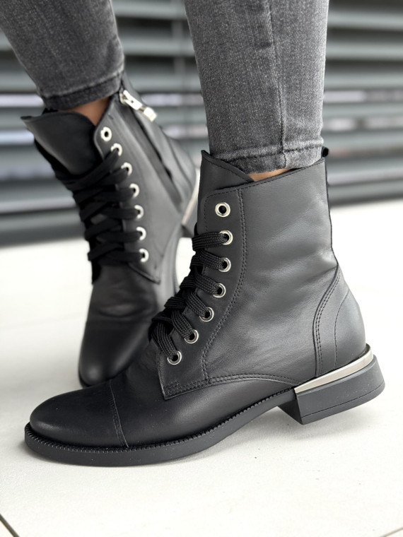 Botki skórzane OLEKSY Polskiej produkcji