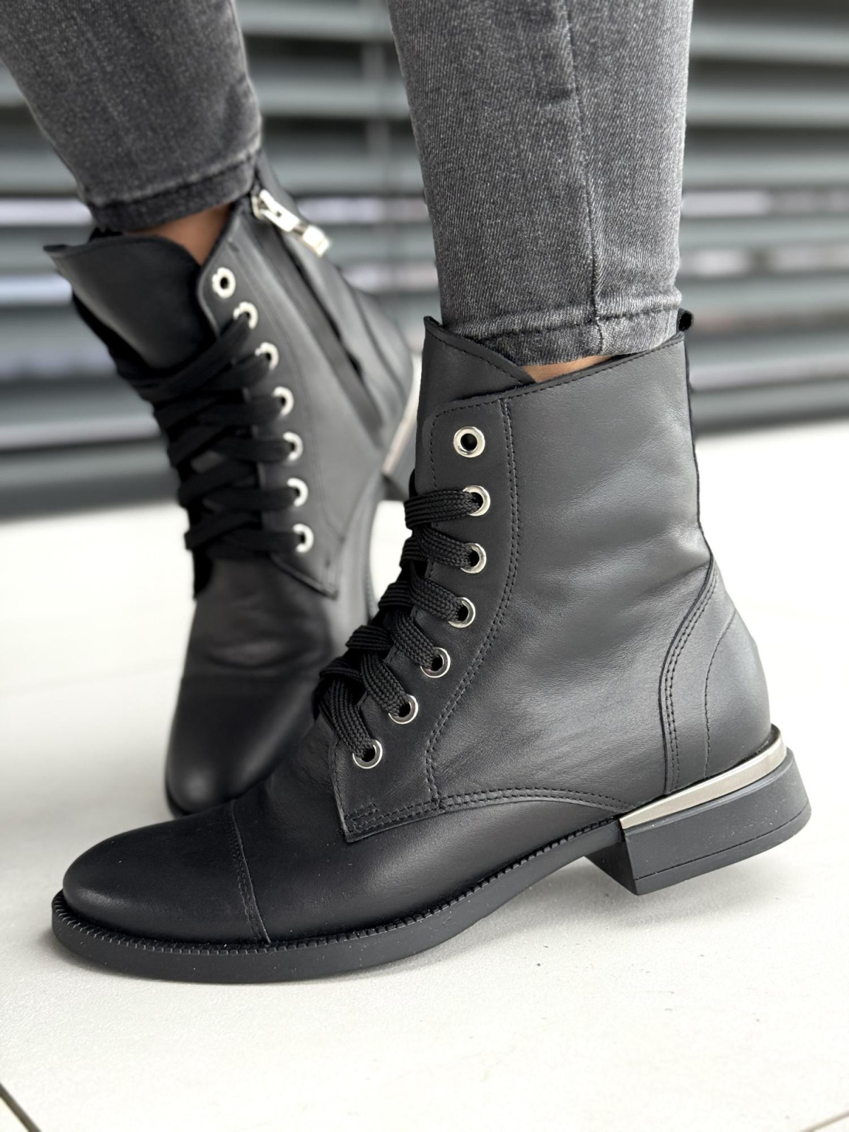 Botki skórzane OLEKSY Polskiej produkcji