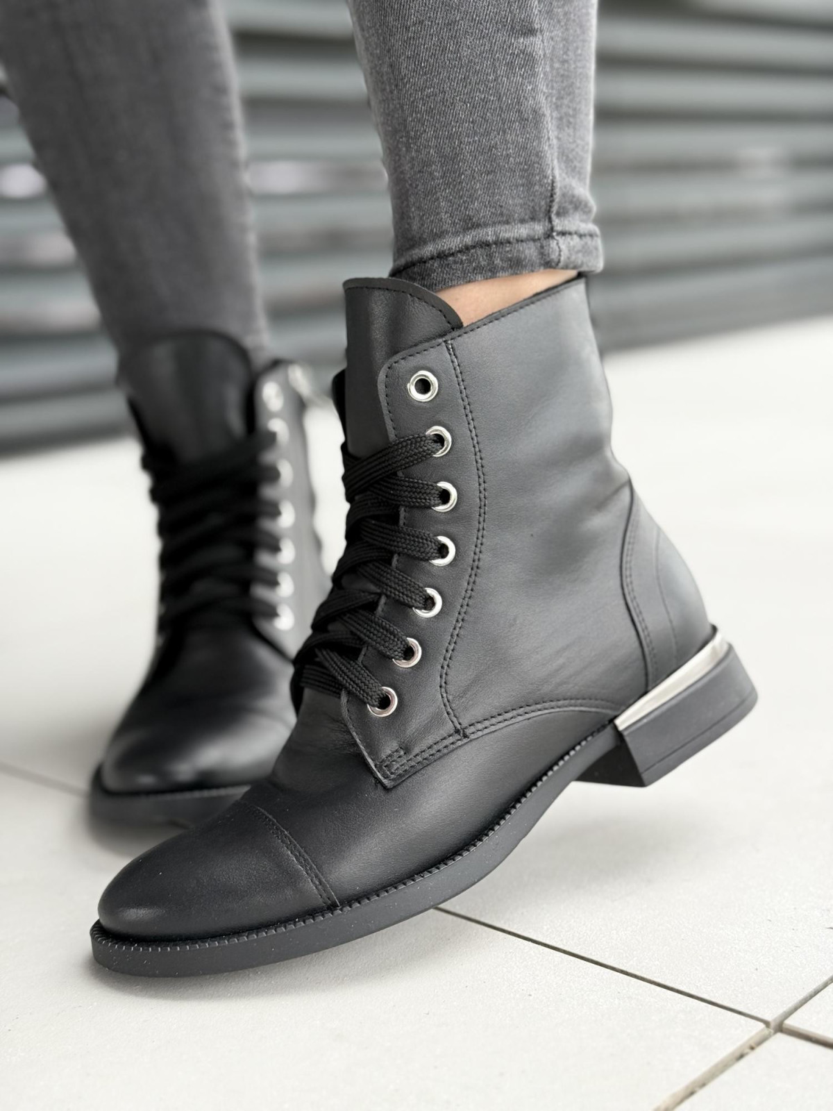 Botki skórzane OLEKSY Polskiej produkcji