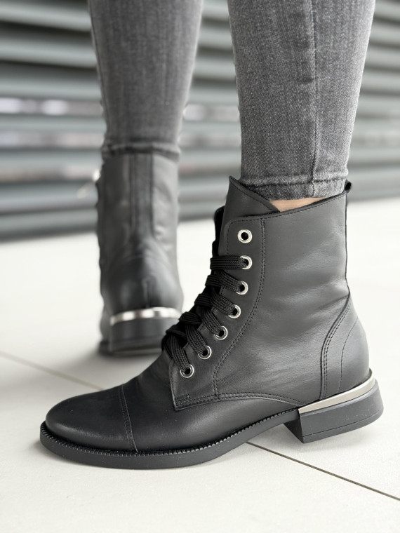 Botki skórzane OLEKSY Polskiej produkcji