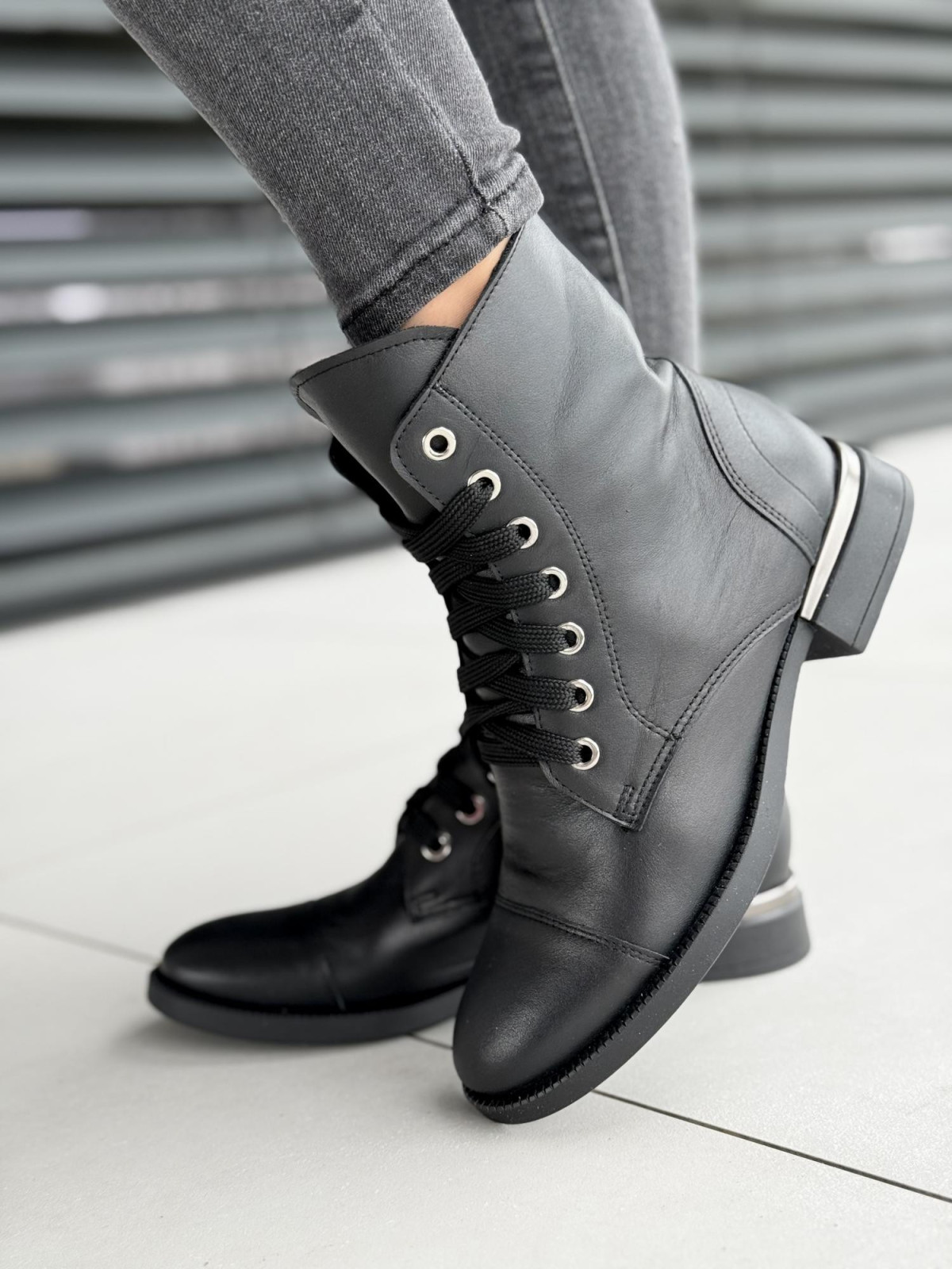 Botki skórzane OLEKSY Polskiej produkcji