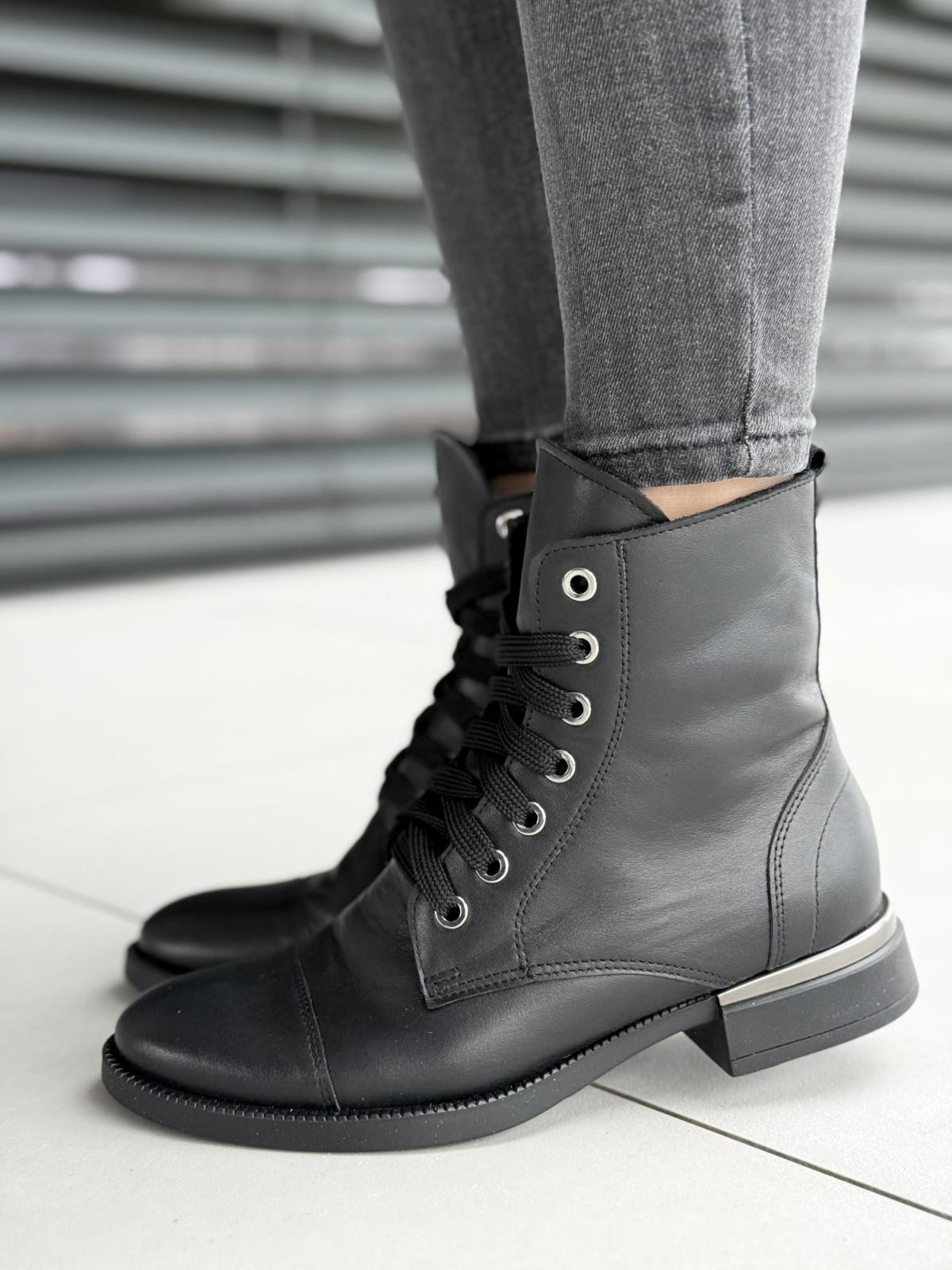 Botki skórzane OLEKSY Polskiej produkcji