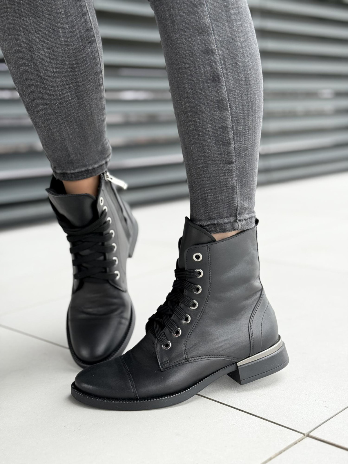 Botki skórzane OLEKSY Polskiej produkcji