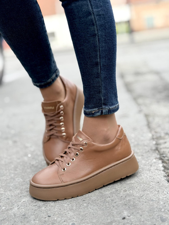 Sneakersy OLEKSY ze skóry Polskiej produkcji