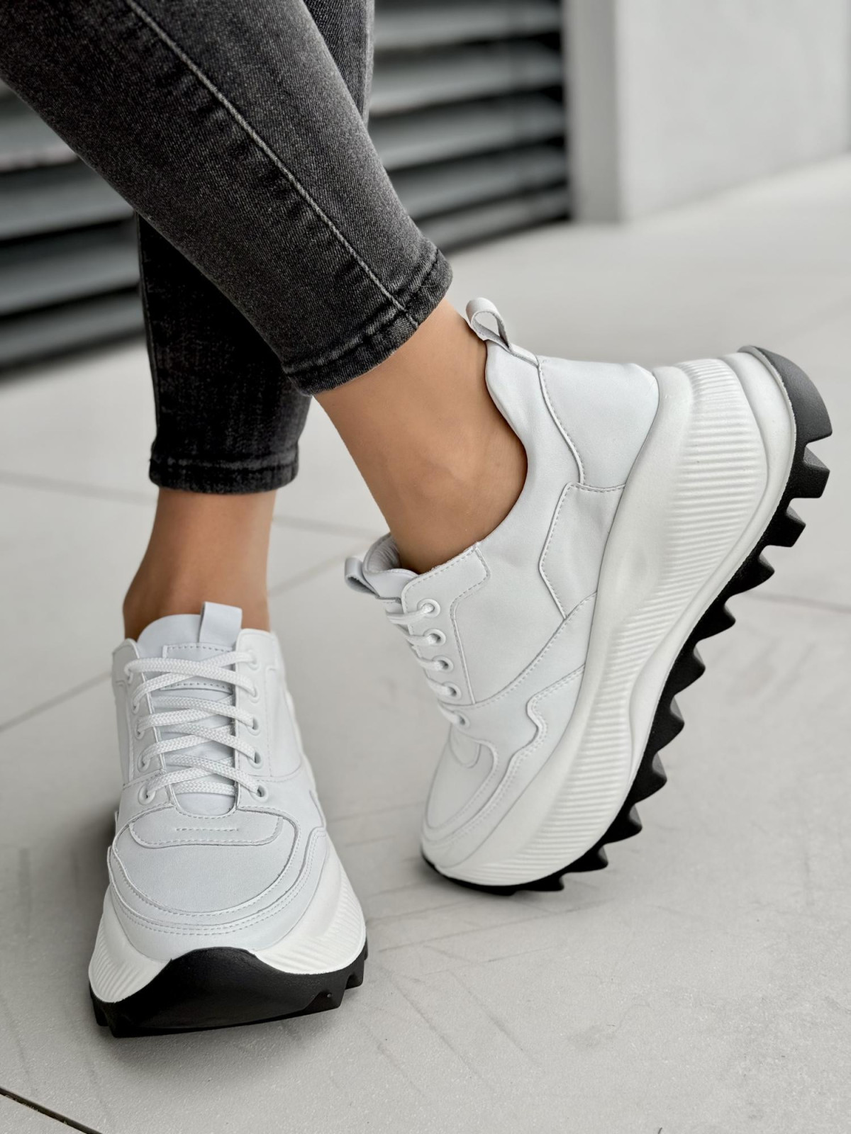 Sneakersy skórzane OLEKSY Polskiej produkcji