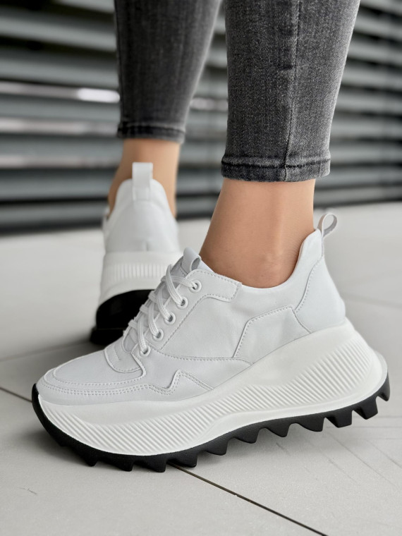 Sneakersy skórzane OLEKSY Polskiej produkcji