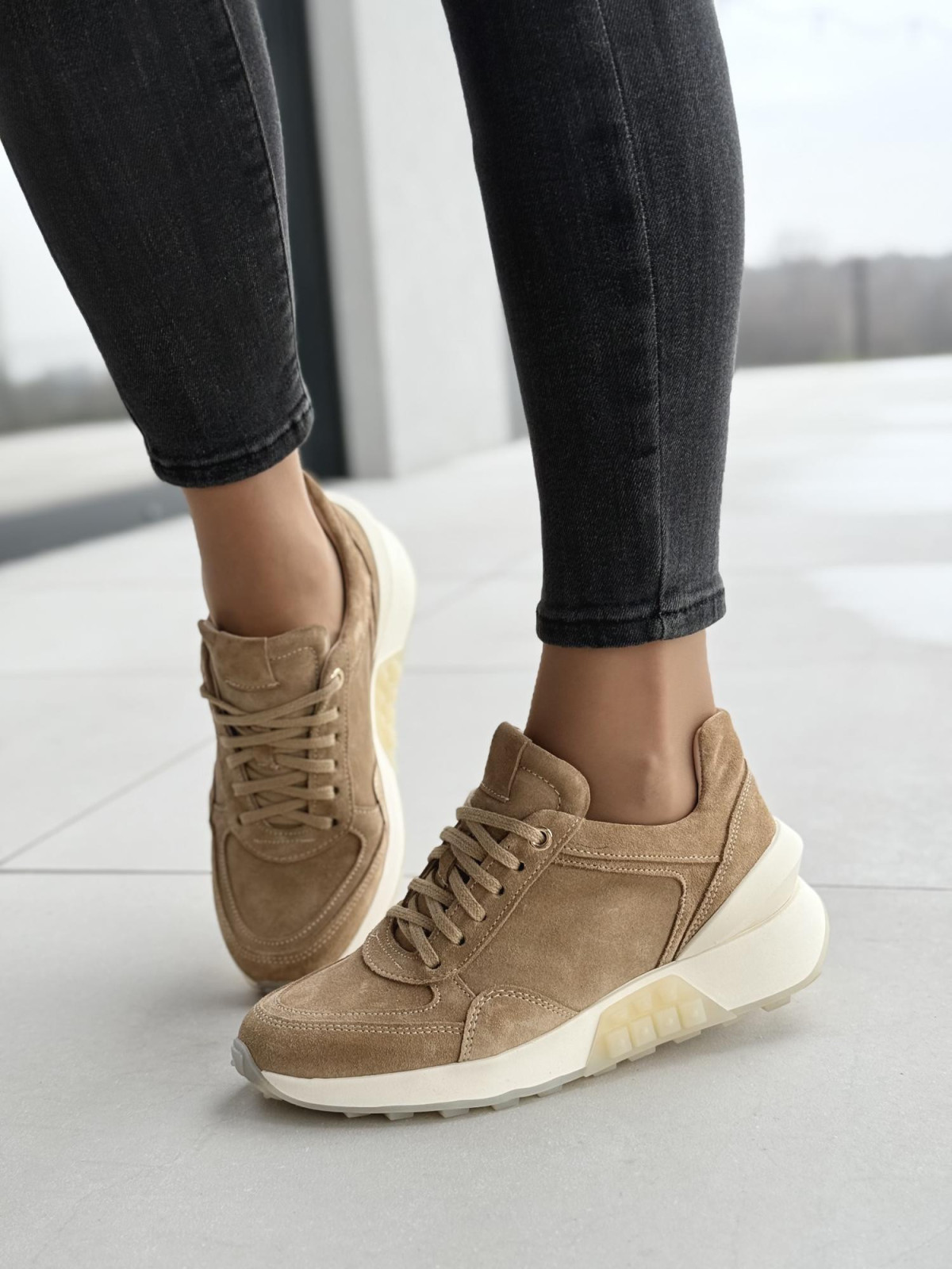 Sneakersy skórzane OLEKSY Polskiej produkcji