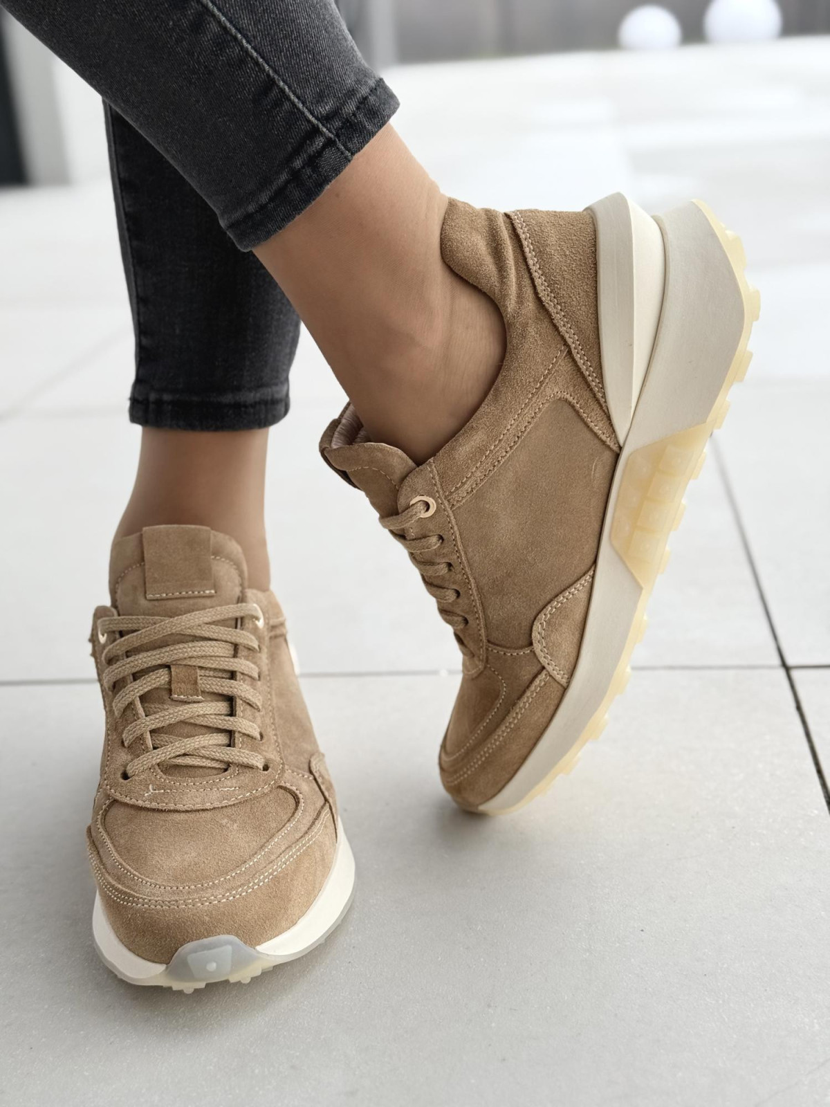 Sneakersy skórzane OLEKSY Polskiej produkcji