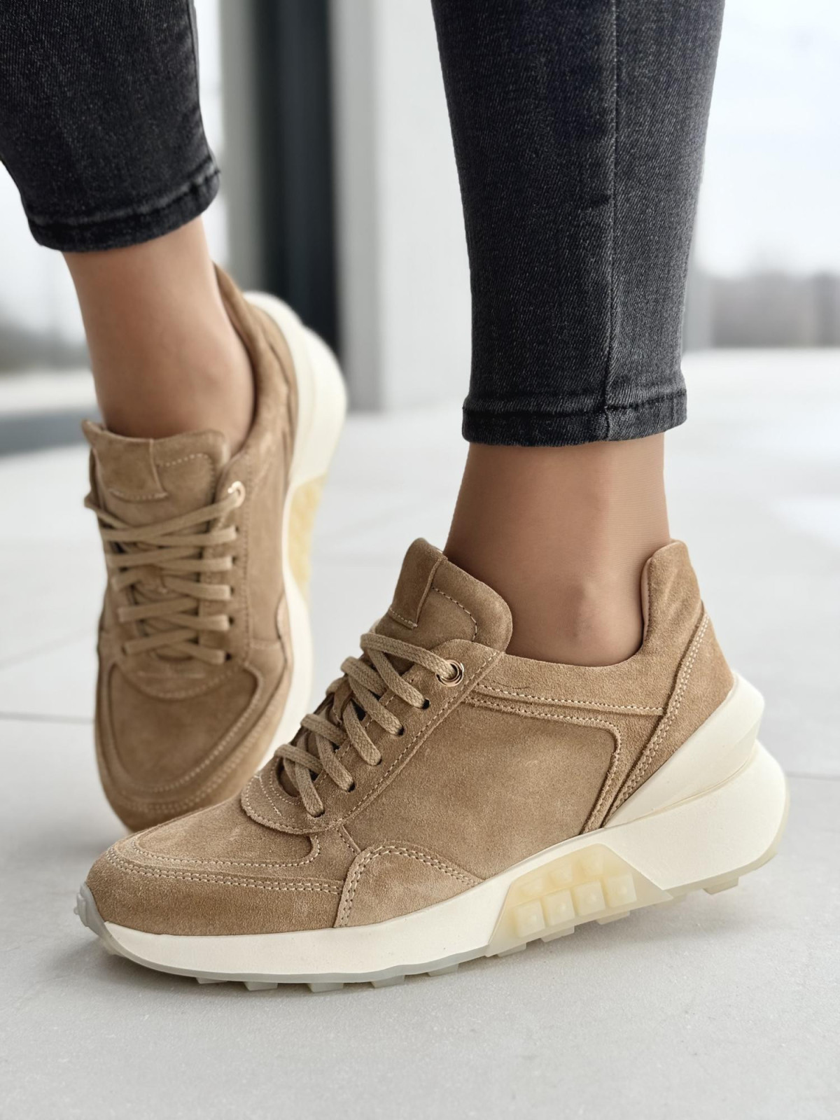 Sneakersy skórzane OLEKSY Polskiej produkcji