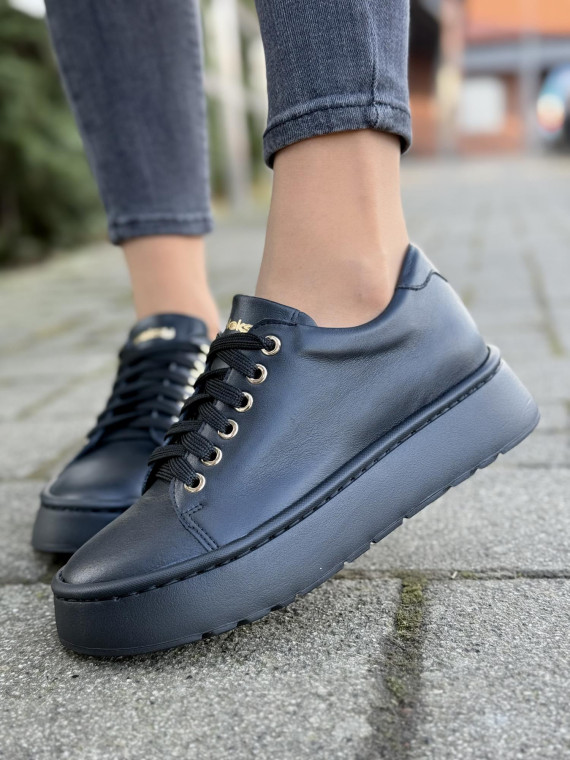 Sneakersy OLEKSY ze skóry Polskiej produkcji