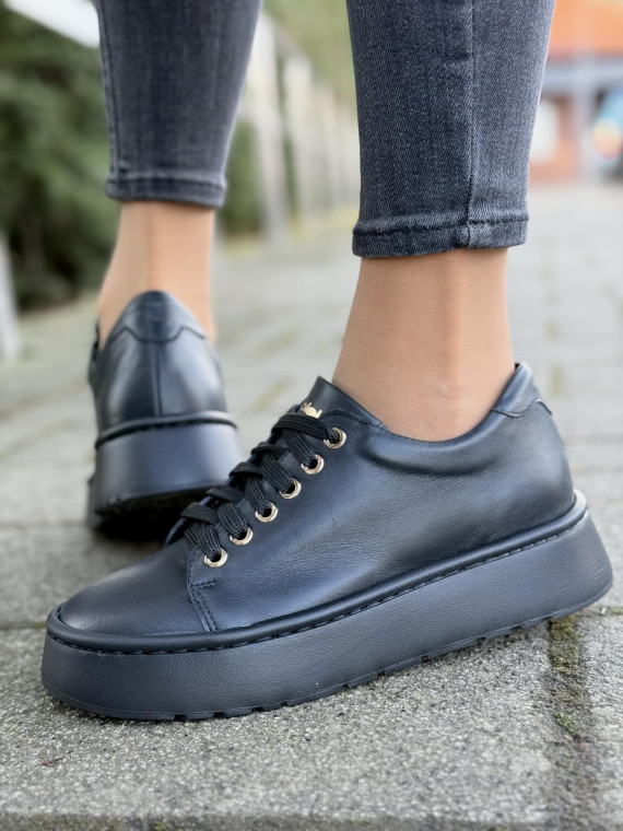 Sneakersy OLEKSY ze skóry Polskiej produkcji