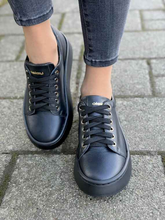 Sneakersy OLEKSY ze skóry Polskiej produkcji