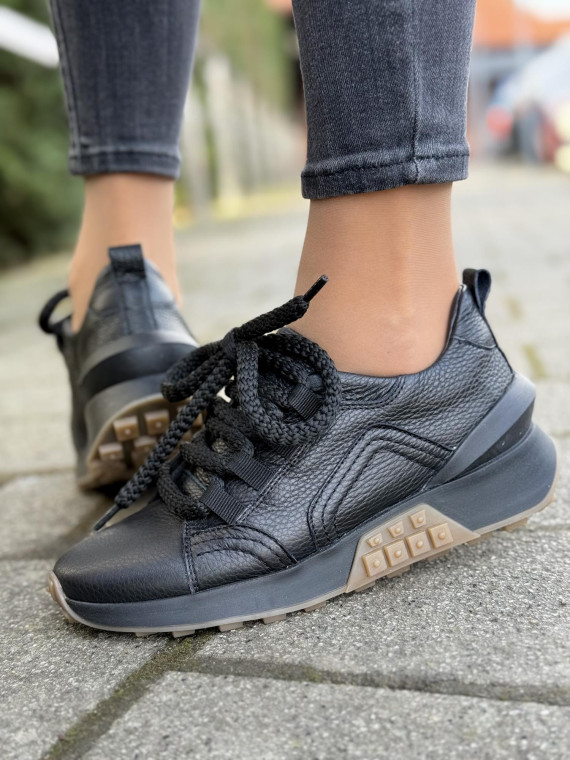 Sneakersy OLEKSY ze skóry Polskiej produkcji