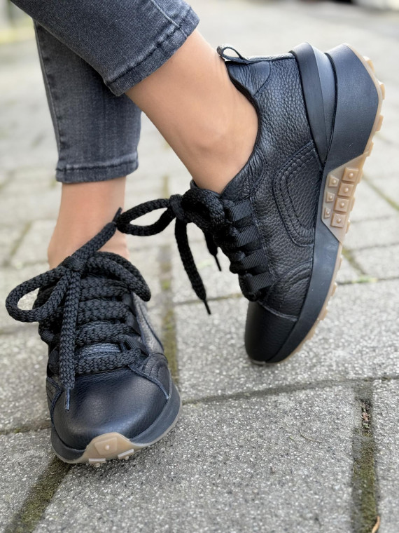 Sneakersy OLEKSY ze skóry Polskiej produkcji