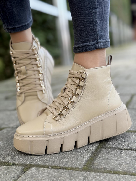 Sneakersy OLEKSY ze skóry Polskiej produkcji