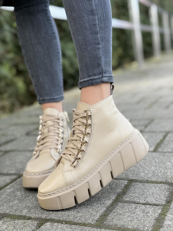 Sneakersy OLEKSY ze skóry Polskiej produkcji