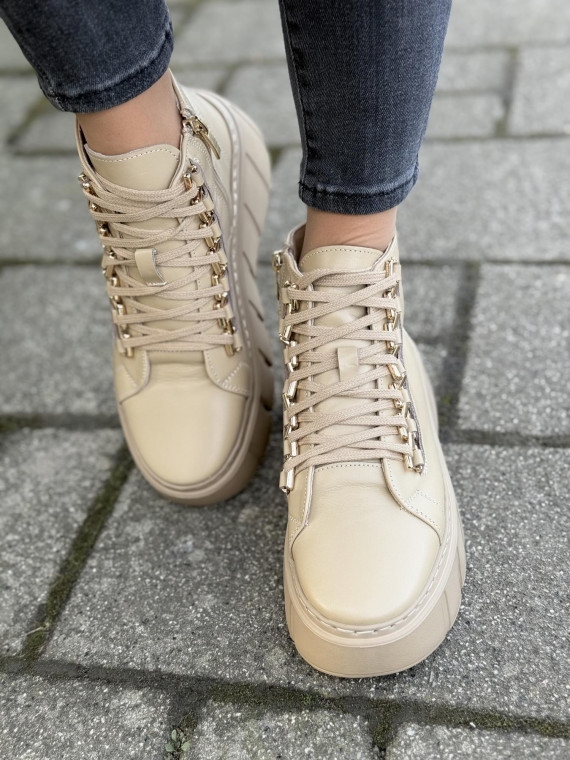 Sneakersy OLEKSY ze skóry Polskiej produkcji