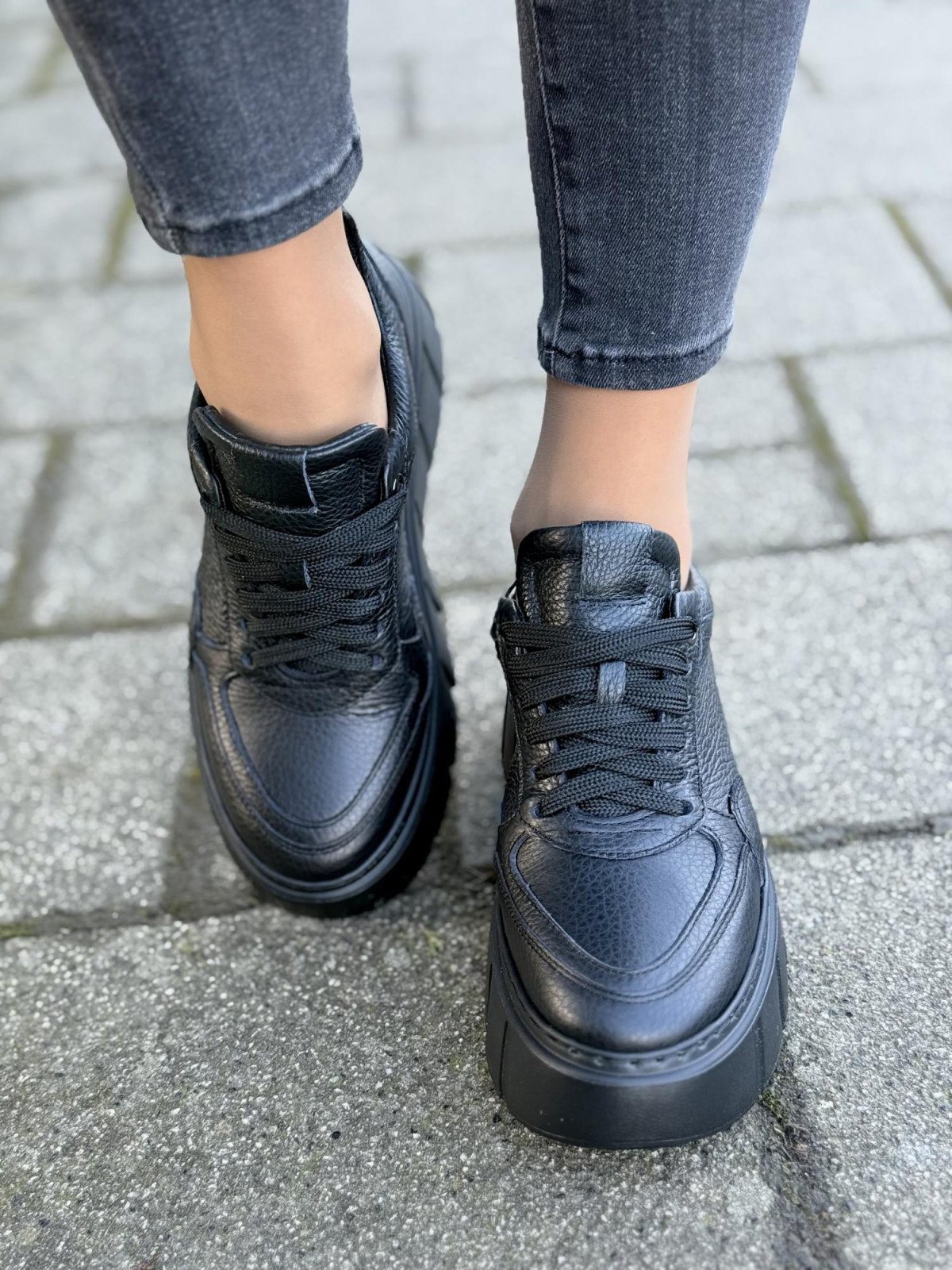 Sneakersy OLEKSY ze skóry Polskiej produkcji