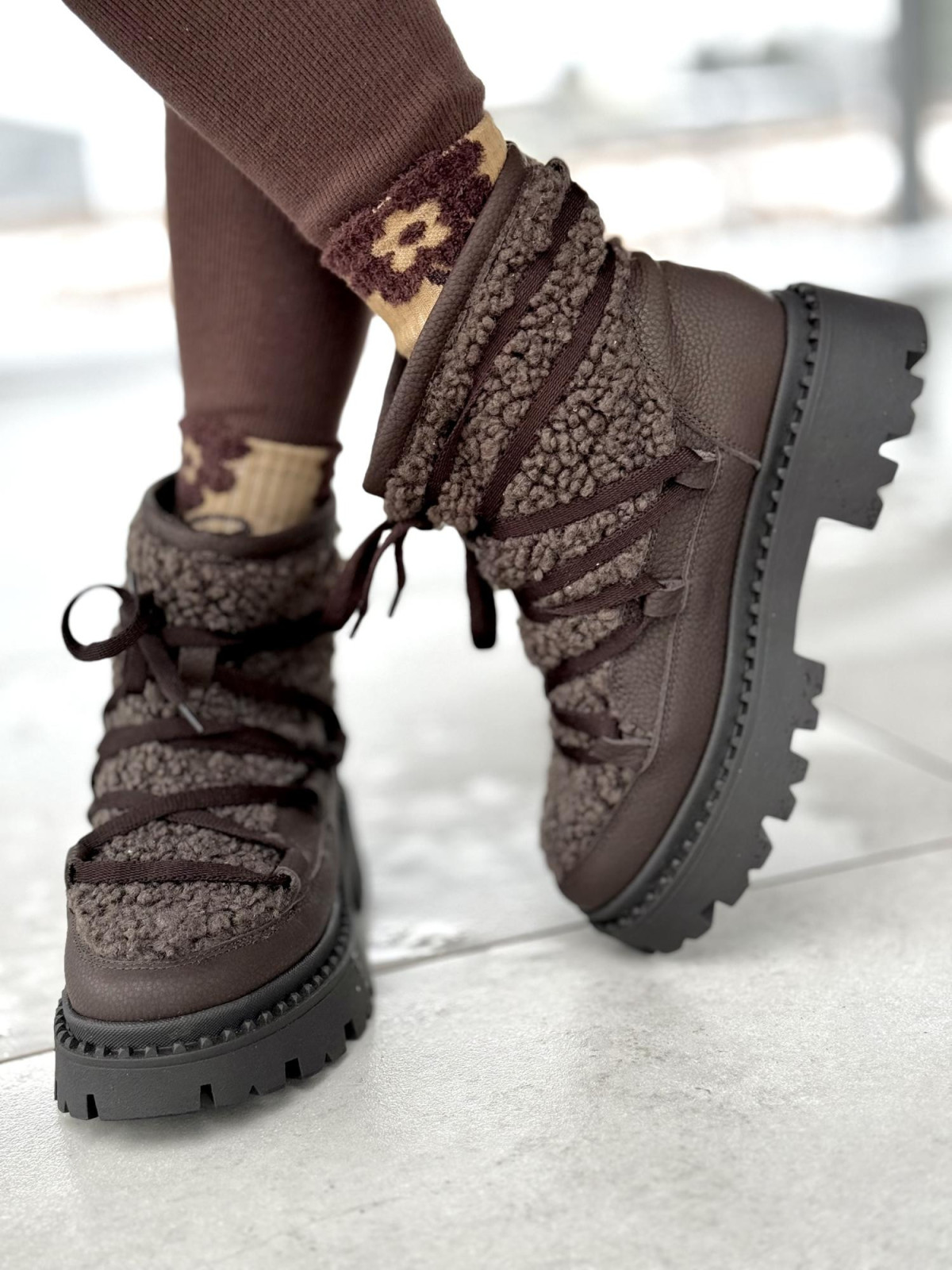 Śniegowce skórzane OLEKSY Polskiej produkcji