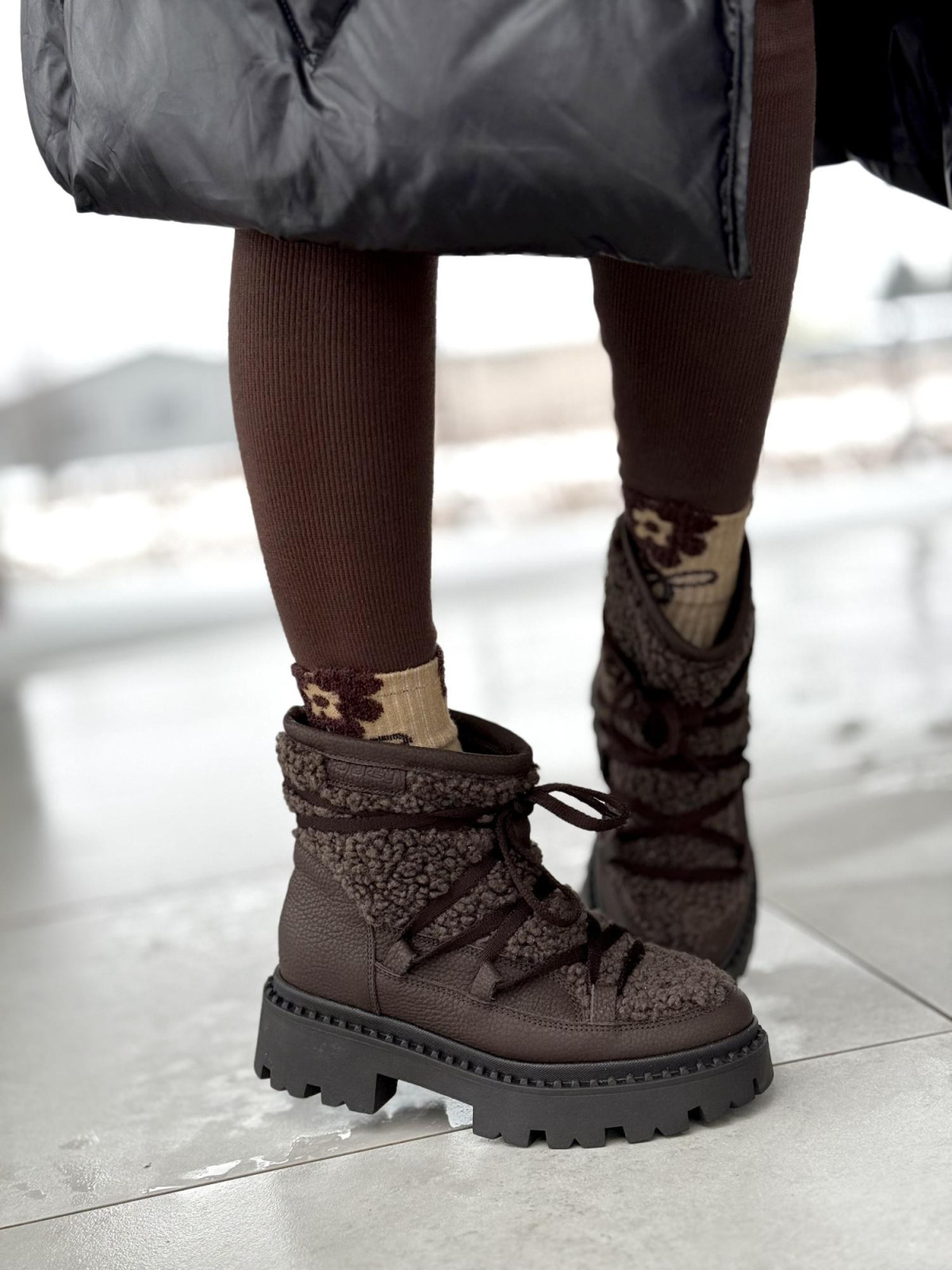 Śniegowce skórzane OLEKSY Polskiej produkcji