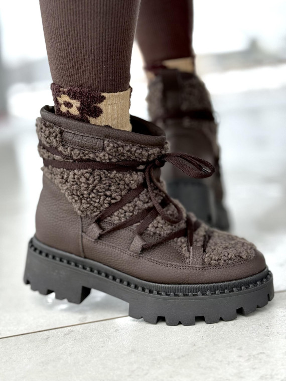 Śniegowce skórzane OLEKSY Polskiej produkcji