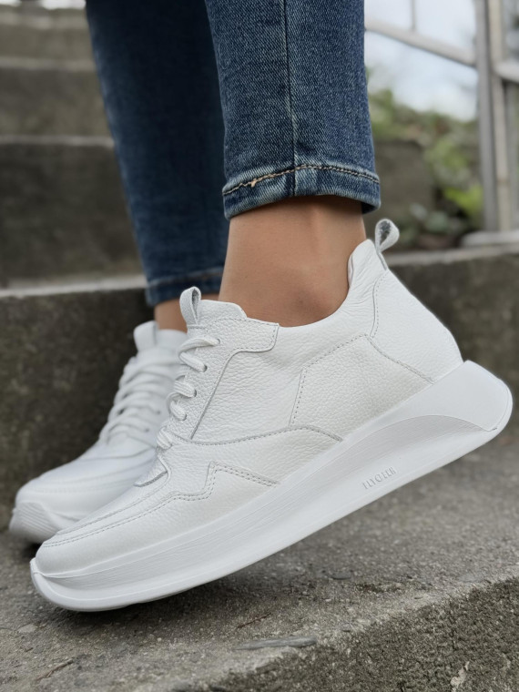 Sneakersy OLEKSY ze skóry Polskiej produkcji