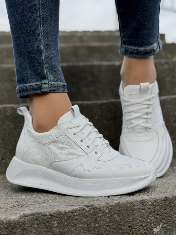 Sneakersy OLEKSY ze skóry Polskiej produkcji