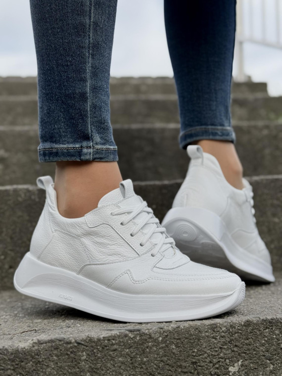 Sneakersy OLEKSY ze skóry Polskiej produkcji