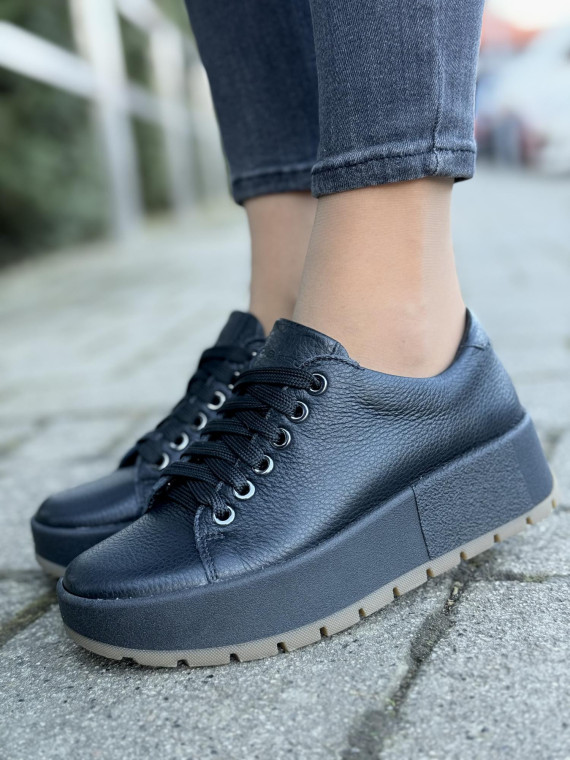 Sneakersy OLEKSY ze skóry Polskiej produkcji