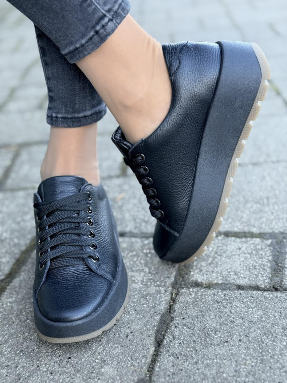 Sneakersy OLEKSY ze skóry Polskiej produkcji