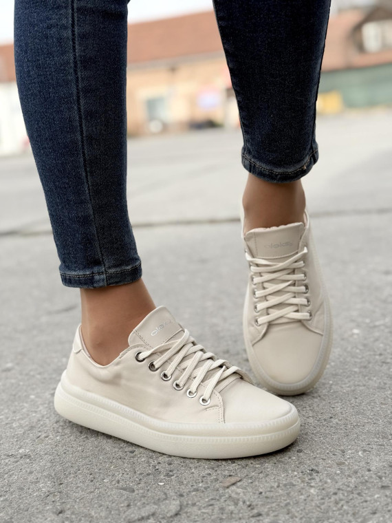 Sneakersy OLEKSY ze skóry Polskiej produkcji