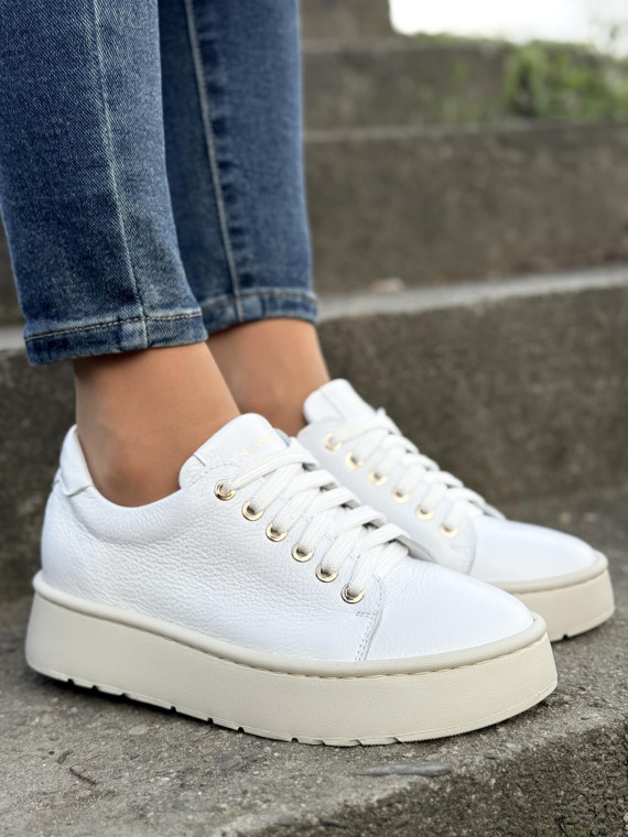 Sneakersy OLEKSY ze skóry Polskiej produkcji