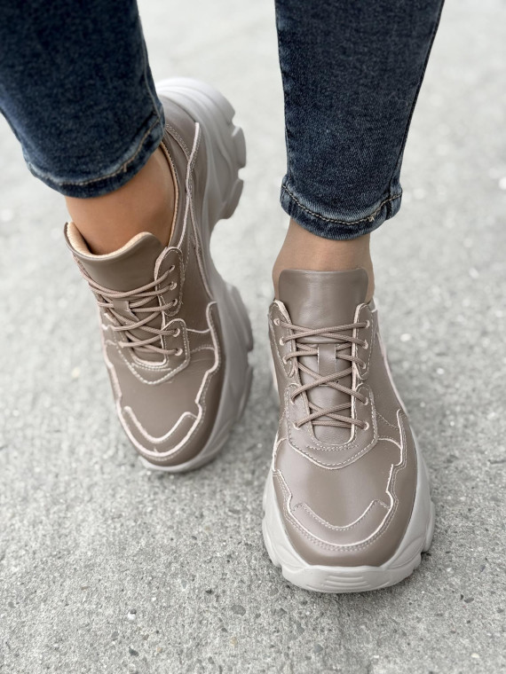 Sneakersy OLEKSY ze skóry Polskiej produkcji