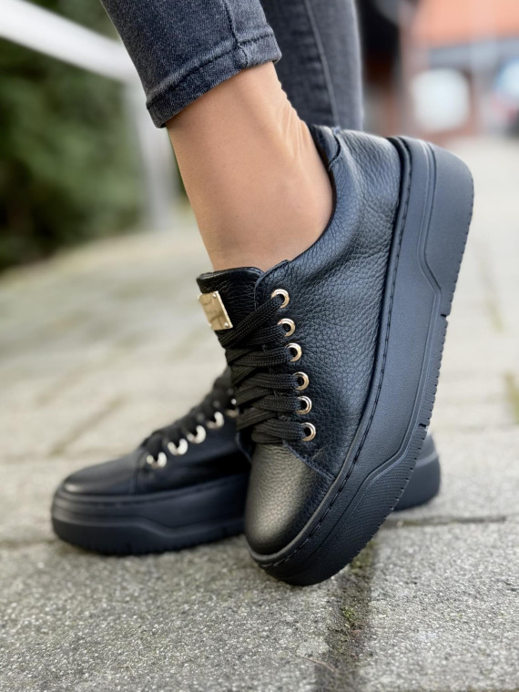 Sneakersy OLEKSY ze skóry Polskiej produkcji