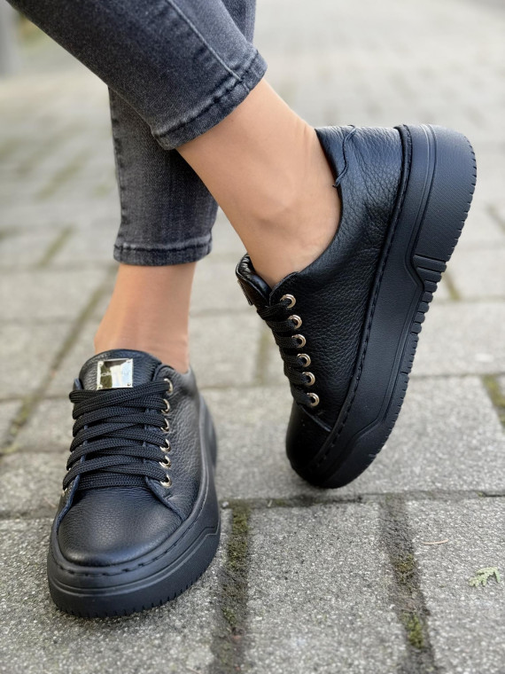 Sneakersy OLEKSY ze skóry Polskiej produkcji