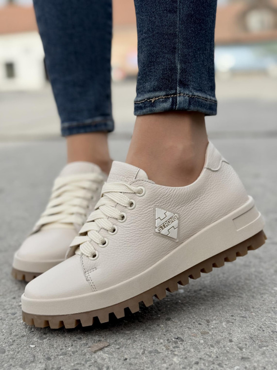 Sneakersy OLEKSY ze skóry Polskiej produkcji