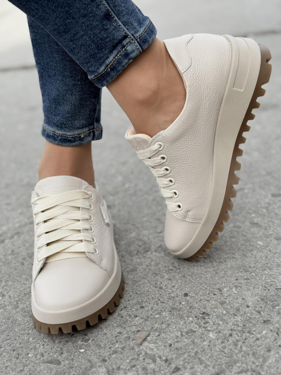 Sneakersy OLEKSY ze skóry Polskiej produkcji