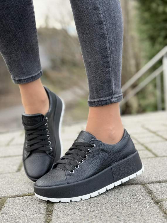 Sneakersy OLEKSY ze skóry Polskiej produkcji