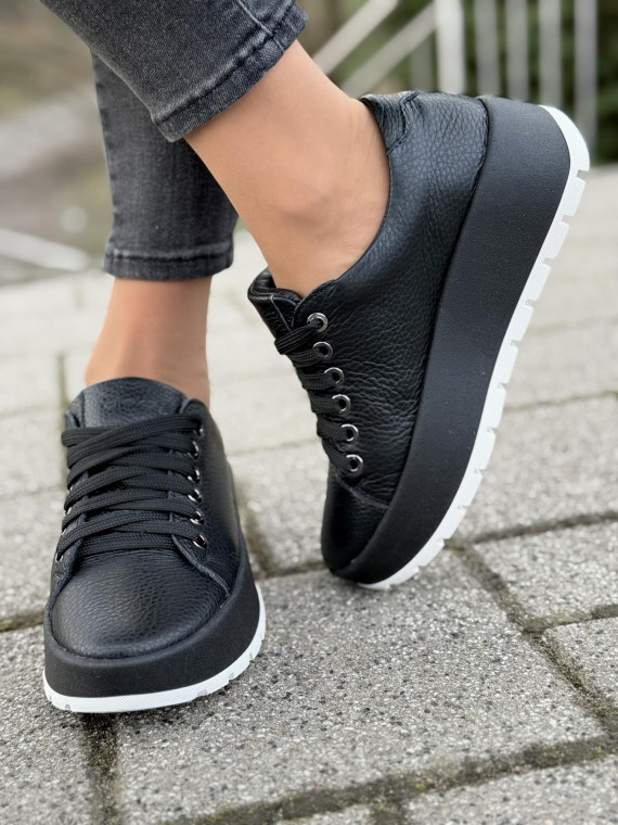 Sneakersy OLEKSY ze skóry Polskiej produkcji