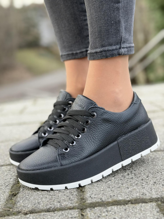 Sneakersy OLEKSY ze skóry Polskiej produkcji