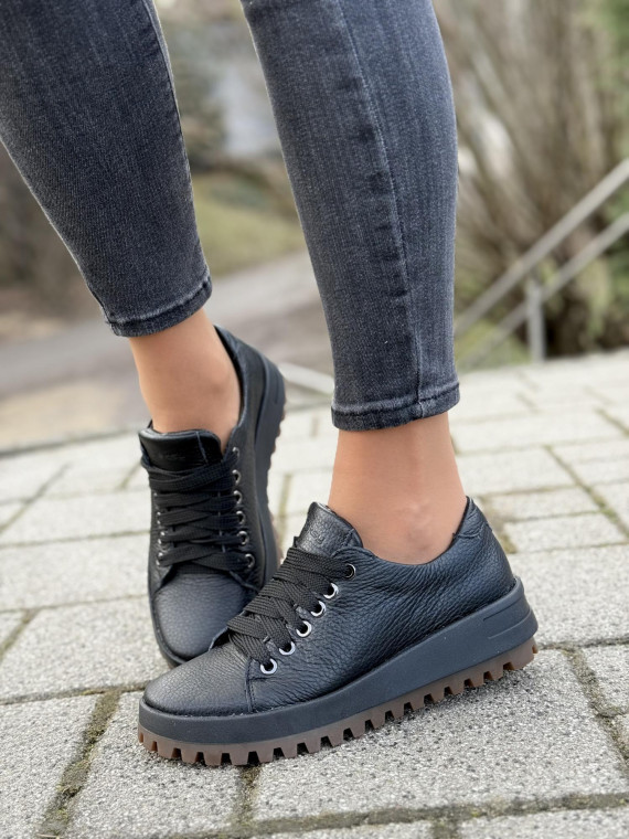 Sneakersy OLEKSY ze skóry Polskiej produkcji