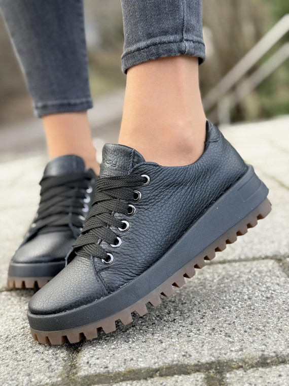 Sneakersy OLEKSY ze skóry Polskiej produkcji