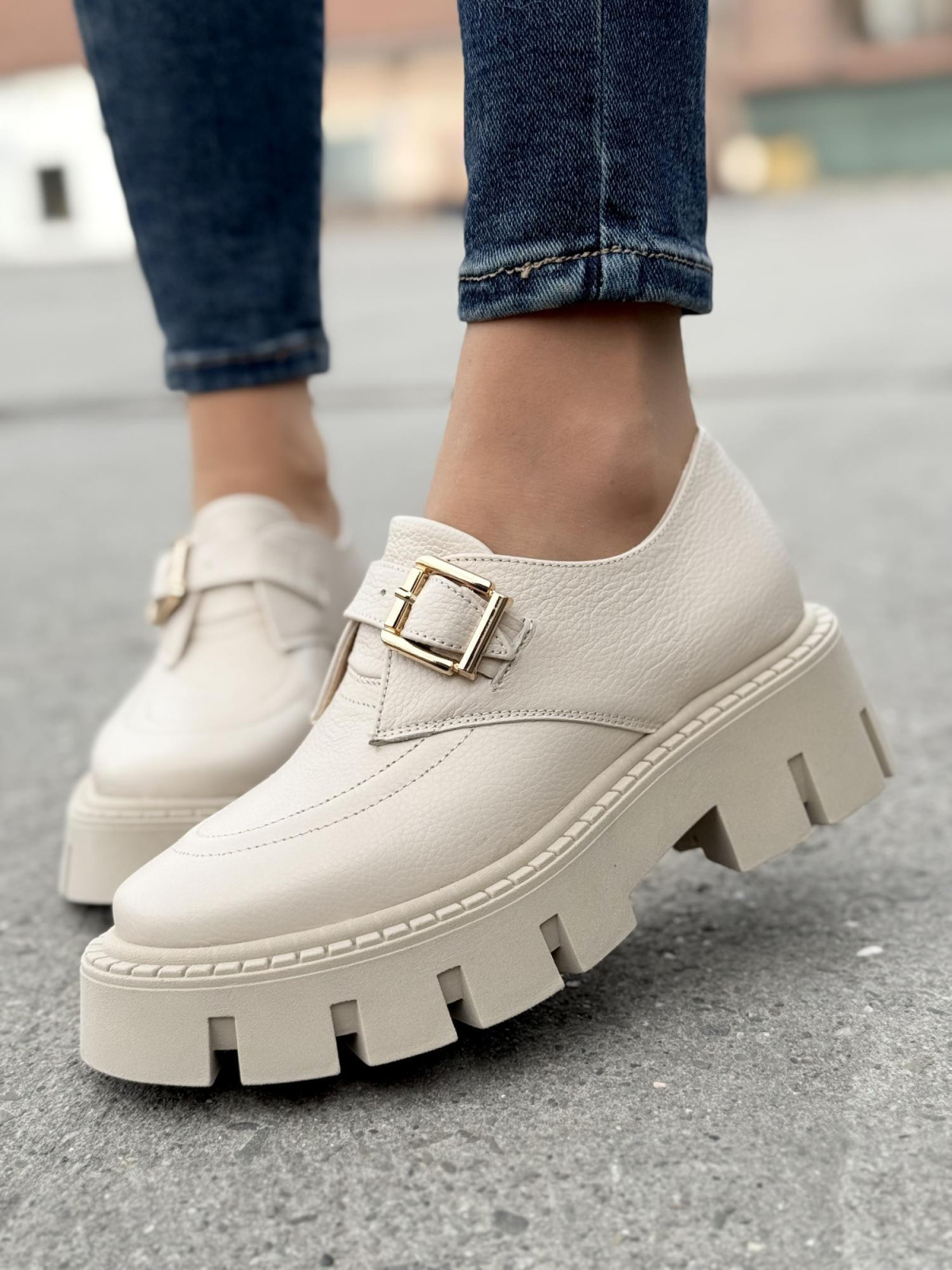 Półbuty ze skóry naturalnej OLEKSY Polskiej produkcji