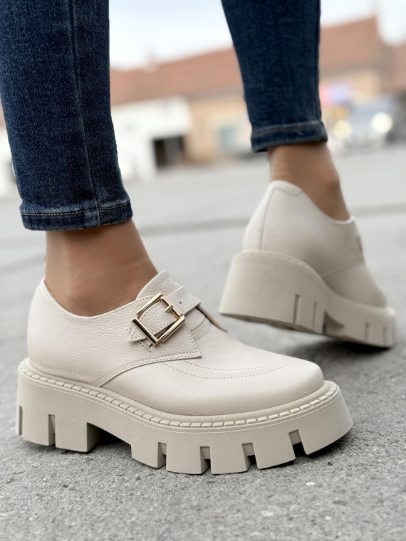 Półbuty ze skóry naturalnej OLEKSY Polskiej produkcji