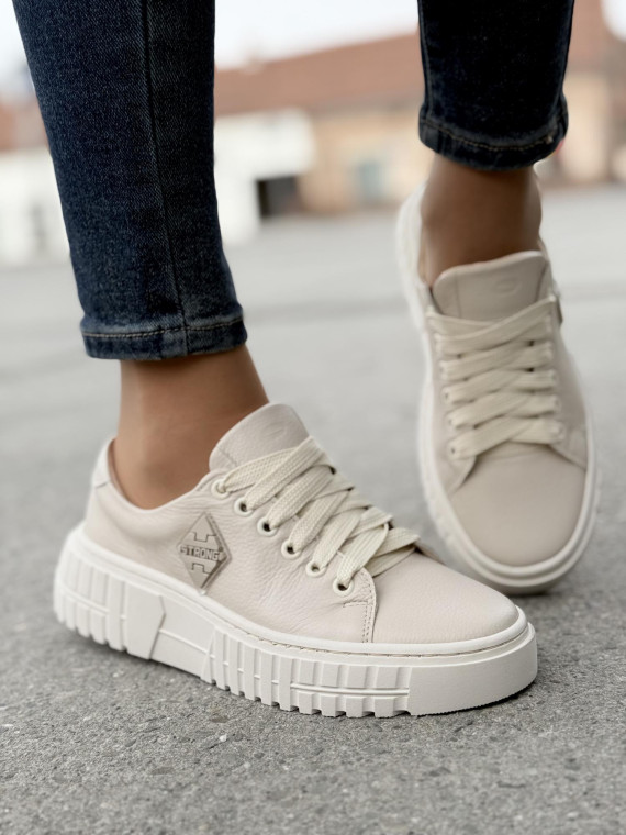 Sneakersy OLEKSY ze skóry Polskiej produkcji