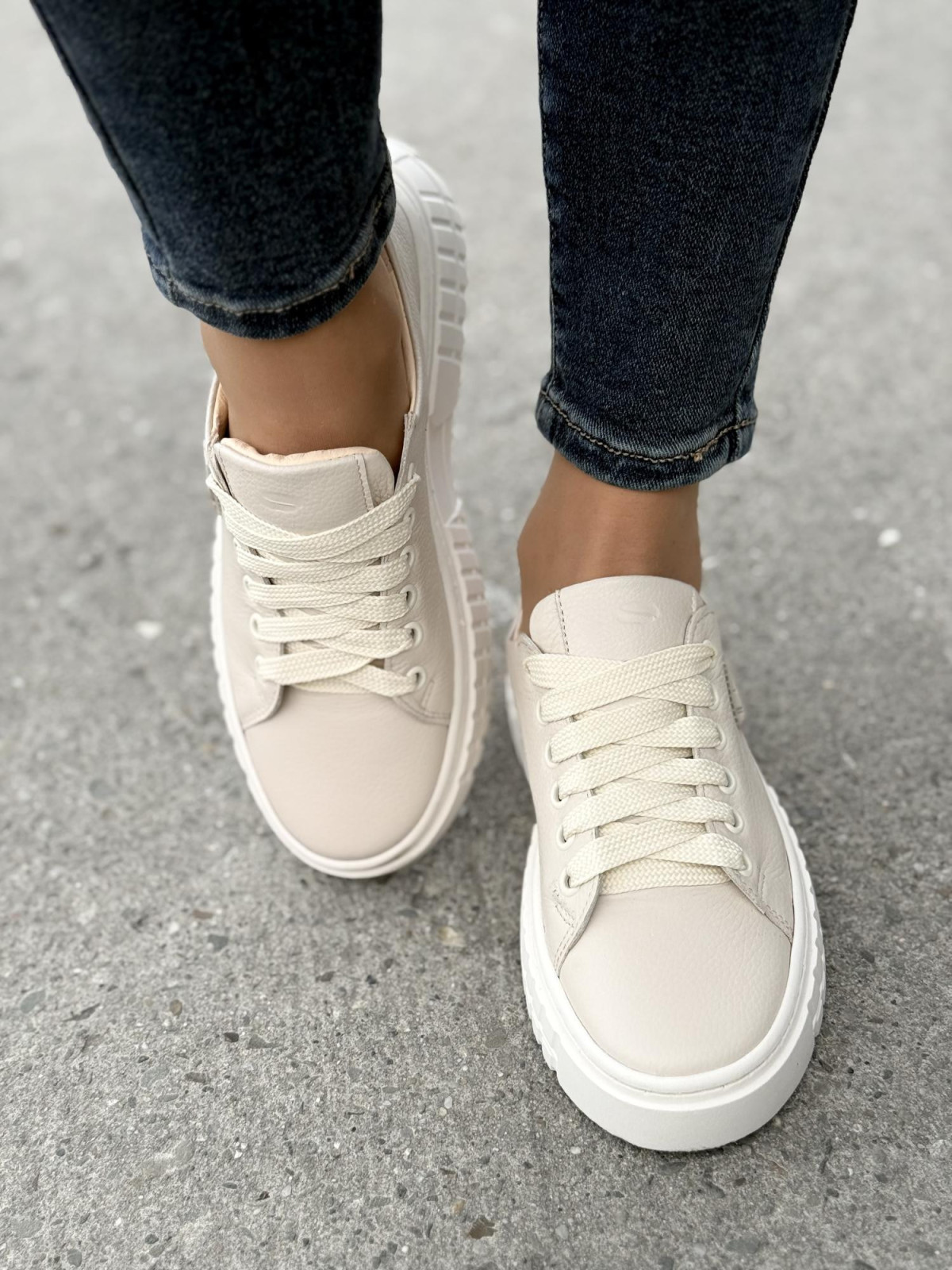 Sneakersy OLEKSY ze skóry Polskiej produkcji