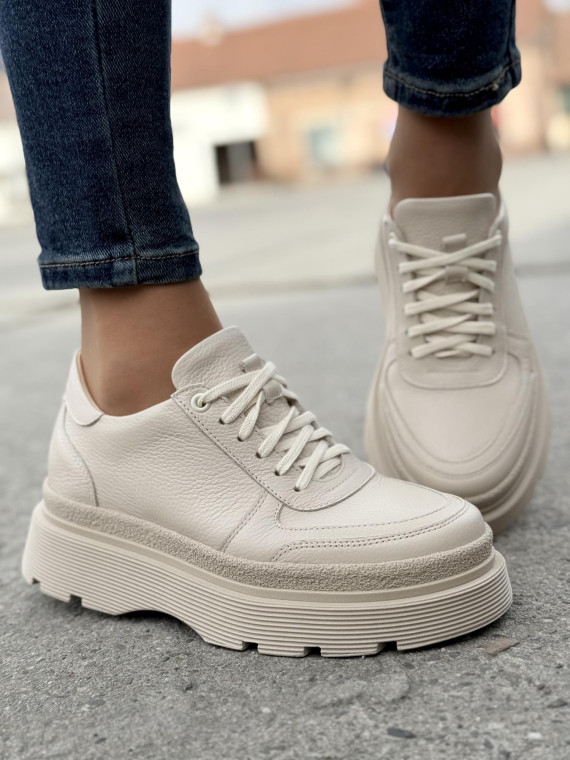 Sneakersy OLEKSY ze skóry Polskiej produkcji