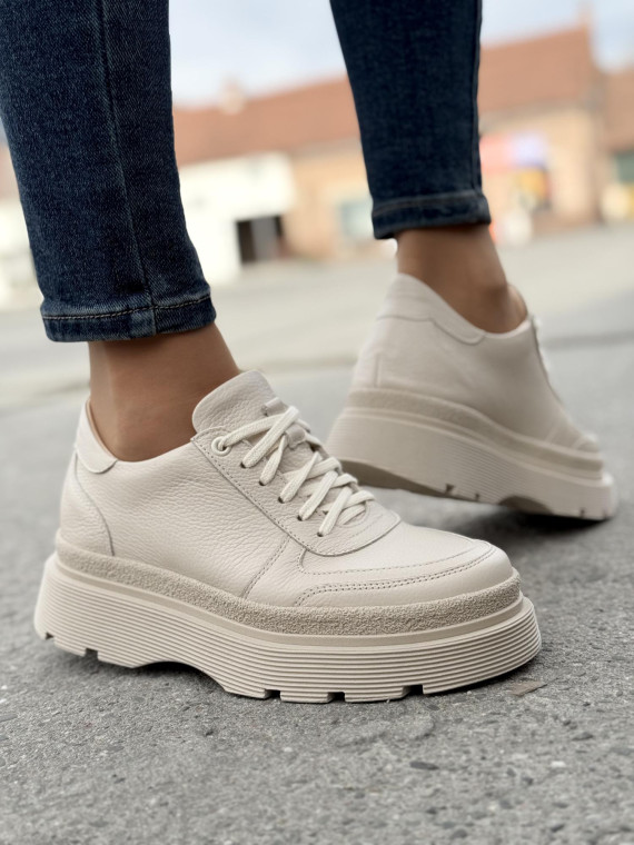 Sneakersy OLEKSY ze skóry Polskiej produkcji