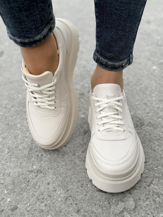 Sneakersy OLEKSY ze skóry Polskiej produkcji