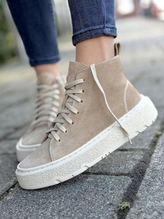 Sneakersy OLEKSY ze skóry Polskiej produkcji